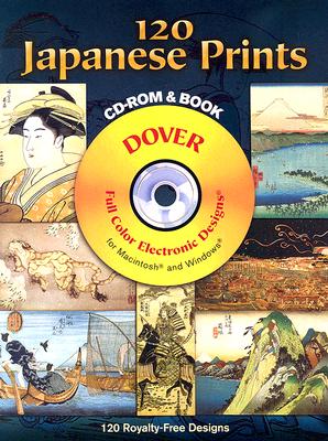 120 Japanese Prints CD-ROM and Book - Hokusai Hiroshige and Others