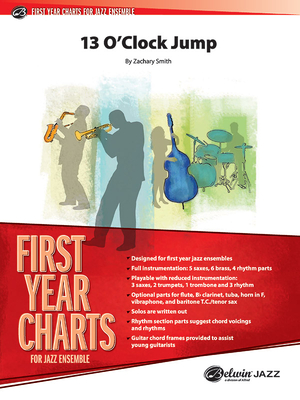 13 O'Clock Jump: Conductor Score & Parts - Smith, Zachary (Composer)