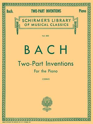 15 Two-Part Inventions - Bach, Johann Sebastian (Composer), and Czerny, Carl (Editor)