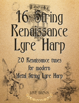 16 String Renaissance Lyre Harp - Brown, Dave