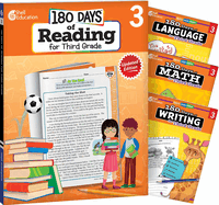 180 Days(tm) Reading, Math, Writing, & Language for Grade 3: 4-Book Set: Practice, Assess, Diagnose