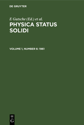 1961 - Gutsche, E (Editor), and Mller, K (Editor), and Grlich, P (Editor)