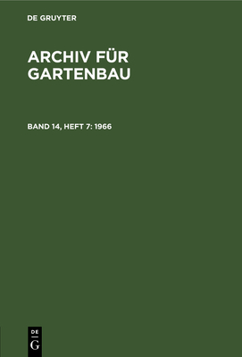 1966 - Deutsche Akademie Der Landwirtschaftswissenschaften Zu Berlin