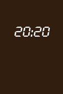 20: 20: 2020 Kalenderbuch A5 A5 Braun