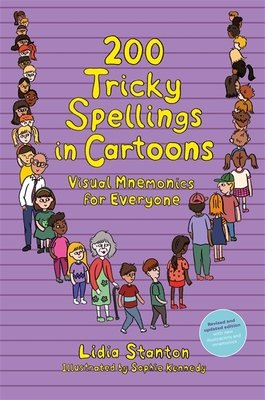 200 Tricky Spellings in Cartoons: Visual Mnemonics for Everyone - Us Edition - Stanton, Lidia