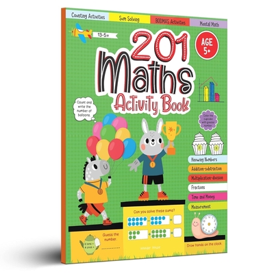 201 Maths Activity Book: Fun Activities and Math Exercises - Wonder House Books