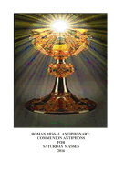 2016 Roman Missal Antiphonary: Communion Antiphons for Saturday Masses