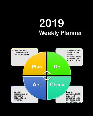 2019 Weekly Planner: Calendar Schedule Organizer and Daily Journal Notebook to Use Pdca Cycle - Koch, Aquarius