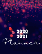 2020-2021 Planner: 2-year Planner 24-Monthly Calendar Schedule with Inspirational Quotes Unique Customized Colored Cover-Themed Interior Border Volume 2 Regal Floral Design 8.5x 11 inches, 50 pages