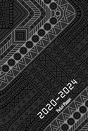 2020-2024 Pocket Planner: Black and White Mandala, Monthly Schedule Organizer, 60 Month Calendar with Holidays Pocket Size