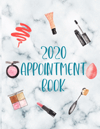 2020 Appointment Book: Makeup Artist Daily Appointment Book with Face Chart Pages