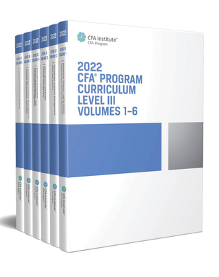 2022 CFA Program Curriculum Level III Box Set - CFA Institute