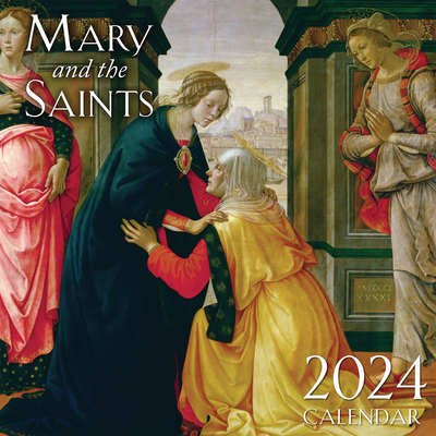 2024 Mary and the Saints Wall Calendar - Tan Books
