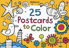 25 Postcards to Color