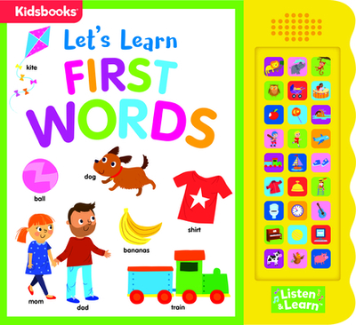 27-Button Sound Book Let's Learn First Words - Publishing, Kidsbooks (Editor)