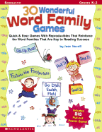 30 Wonderful Word Family Games - Novelli, Joan