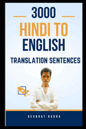 3000 Hindi to English Translation Sentences Book English Spoken Book For Beginners