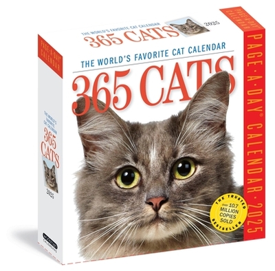 365 Cats Page-a-Day Calendar 2025: the World's Favorite Cat Calendar - Workman Calendars