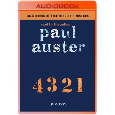 4 3 2 1 - Auster, Paul (Read by)