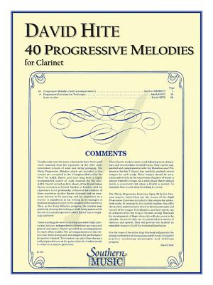 40 Progressive Melodies: Clarinet - Barrett, Apollon Marie-Rose (Composer), and Hite, David