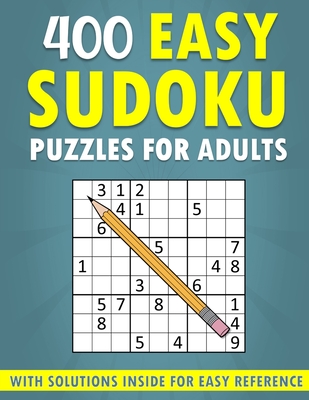 400 Easy Sudoku Puzzles for Adults - With Solutions Inside for Easy Reference - Crew, Klever