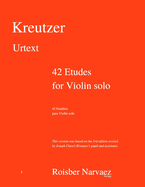42 Etudes for Violin solo: Urtext