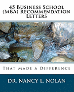 45 Business School (MBA) Recommendation Letters: That Made a Difference