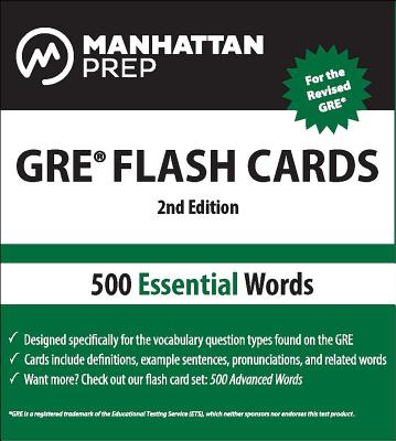 500 Essential Words: GRE Vocabulary Flash Cards - Manhattan Prep, -
