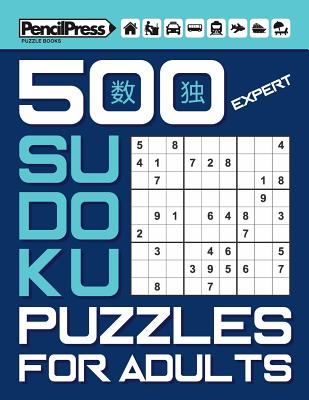 500 Expert Sudoku Puzzles for Adults (with answers) - Books, Sudoku Puzzle