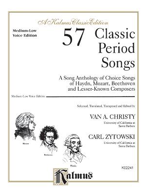 57 Classic Period Songs: Medium Low Voice, Comb Bound Book - Christy, Van A (Editor), and Zytowski, Carl (Editor)