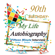 90th Birthday: My Life Autobiography, Party Favor, 90th Birthday Gifts in All Departments, 90th Birthday Party Favors in All Departments, 90th Birthday Card in All Departments