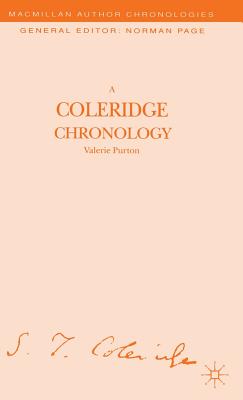 A Coleridge Chronology - Purton, Valerie