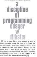 A Discipline of Programming