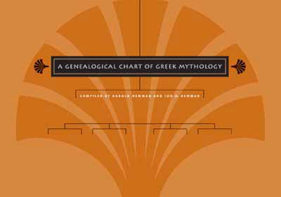 A Genealogical Chart of Greek Mythology - Newman, Harold (Compiled by), and Gantz, Timothy (Foreword by), and Newman, Jon O (Compiled by)