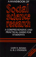 A Handbook of Social Science Research - Bouma, Gary D, and Atkinson, G B J