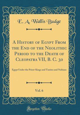 A History of Egypt from the End of the Neolithic Period to the Death of Cleopatra VII, B. C. 30, Vol. 6: Egypt Under the Priest-Kings and Tanites and Nubians (Classic Reprint) - Budge, E a Wallis