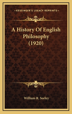 A History of English Philosophy (1920) - Sorley, William R