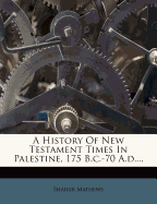 A History of New Testament Times in Palestine, 175 B.C.-70 A.D.