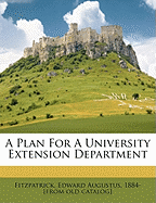 A Plan for a University Extension Department