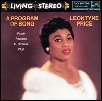 A Program of Song - David Garvey (piano); Leontyne Price (soprano)