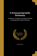 A Pronouncing Gaelic Dictionary: To Which is Prefixed a Concise but Mose Comprehensive Gaelic Grammar