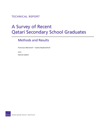 A Survey of Recent Qatari Secondary School Graduates: Methods and Results - Martorell, Francisco, and Nadareishvili, Vazha, and Salem, Hanine
