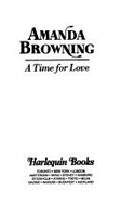 A Time for Love - Browning, Amanda