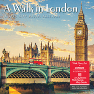 A Walk in London 2026 12 X 12 Wall Calendar