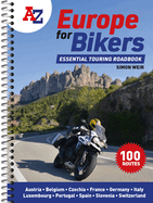 A -Z Europe for Bikers: 100 Scenic Routes Around Europe