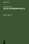 ACTA Hydrophysica. Band 27, Heft 3/4