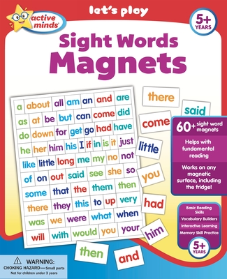 Active Minds - Sight Words Magnets - Sequoia Children's Publishing