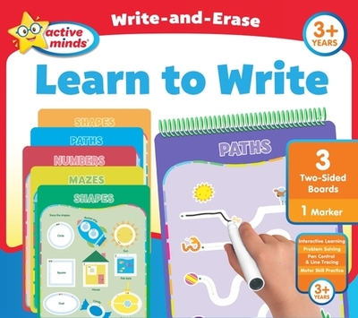 Active Minds Write-And-Erase Learn to Write Learning Boards - Sequoia Children's Publishing