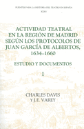 Actividad Teatral En La Regin de Madrid Segn Los Protocolos de Juan Garca de Albertos, 1634-1660: I: Estudio Y Documentos: Introduction and Documents 1-249