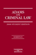 Adams on Criminal Law